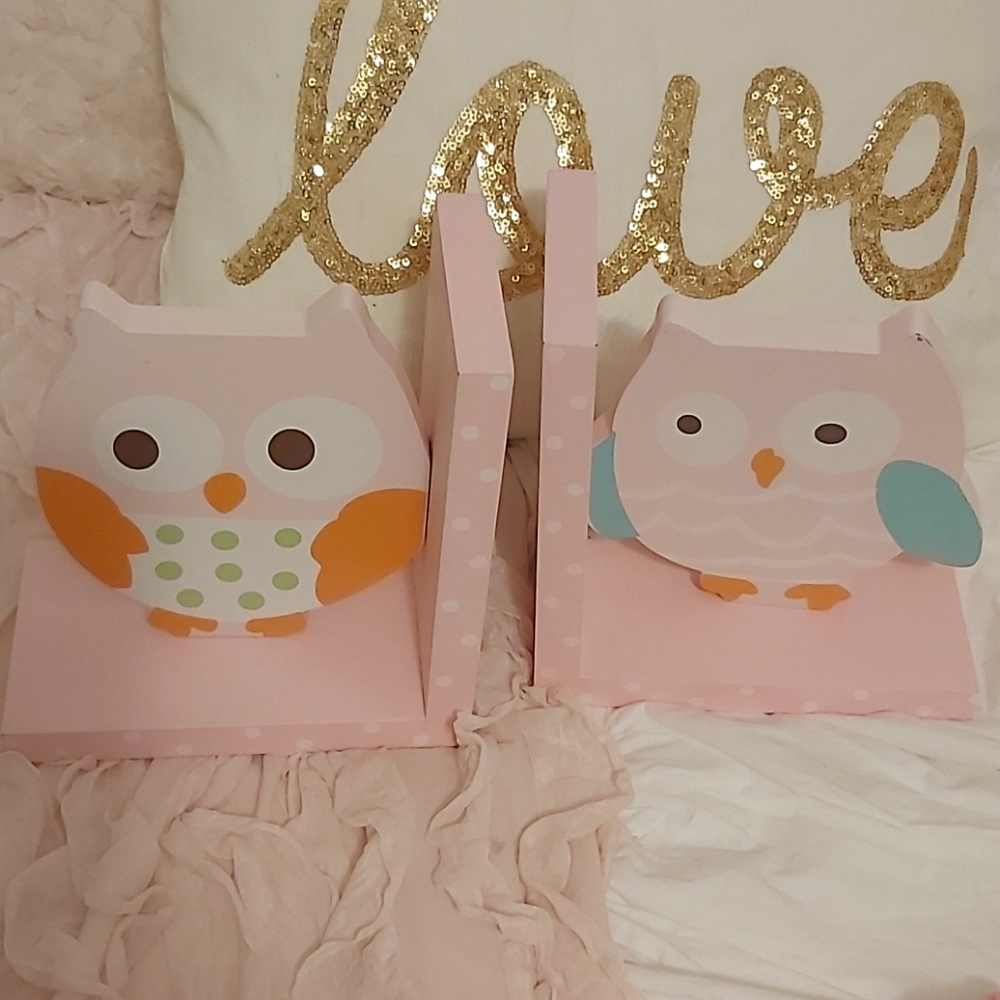 Owl book ends